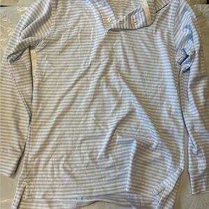 The Beaufort Bonnet Company Blue and White Striped Shirt